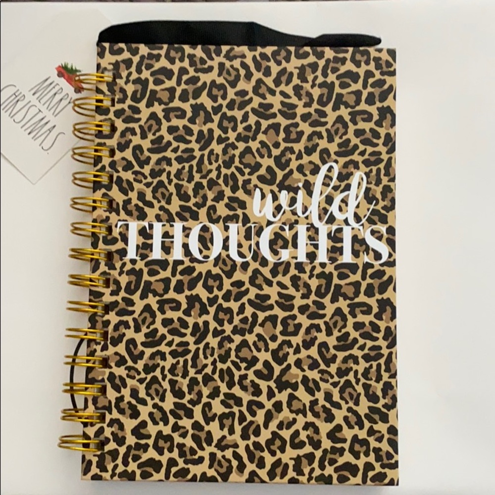 Cheetah Hard Cover Spiral Notebook